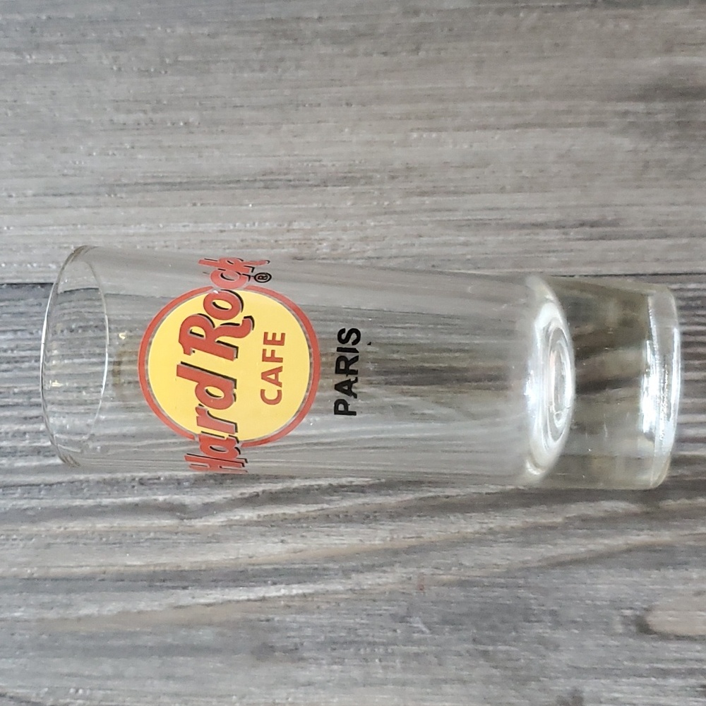 Hard rock cafe paris tall shot glass